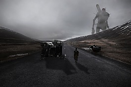 旅行,路,自然