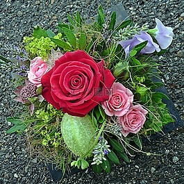 玫瑰,束鮮花,鮮花