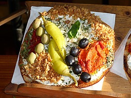 比薩,美味,食品