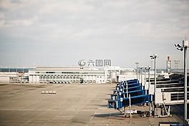 機場,飛機,跑道