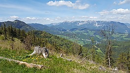 山,徒步旅行,牧歌