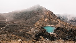 山,景觀,巖