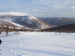 山,冬季,雪