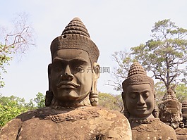 柬埔寨,吳哥,寺