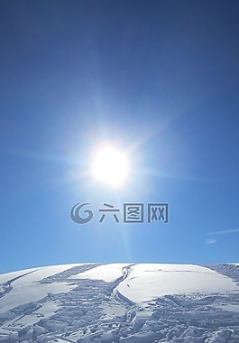 山,高山,雪