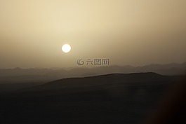 沙漠,沙,天空