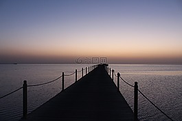 日出,埃及,海