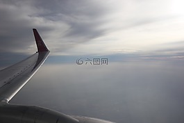 飛機(jī),天空,藍(lán)天