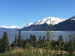 阿拉斯加州,鳥點,山