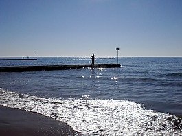 海,海灘,水