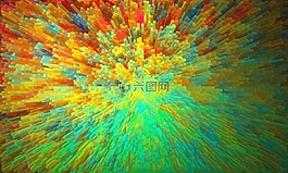 拉伸,multicoulerd,綠色