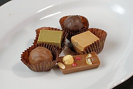 米色,巧克力,食品