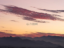 日落,風景,大自然