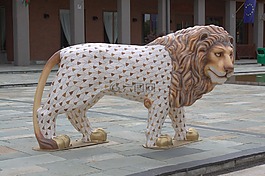 獅子,瓷,博物館