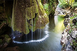 大瀑布,河,水