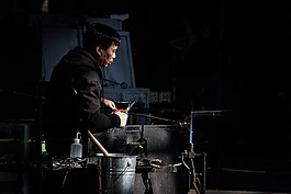 人,男子,黑暗