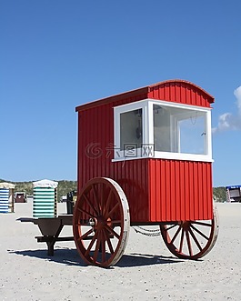 海灘,車(chē)輛,島