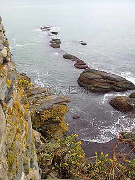 懸崖,巖,海岸