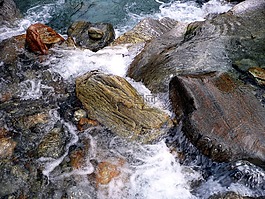 山間溪流,野生,verzasca