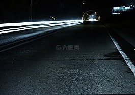 長時間曝光,車,交通