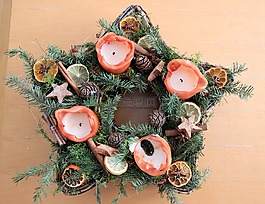 來(lái)臨,來(lái)臨的花環(huán),圣誕節(jié)