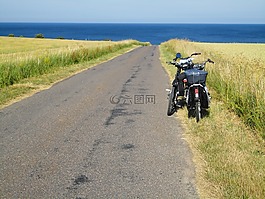 自行車,方式,海