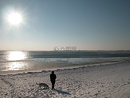 冬天,敘爾特島,海