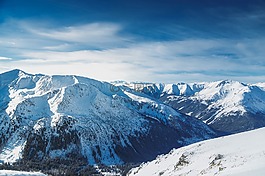 山,天空,云