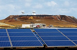 阿森松島,太陽能電池板,天空