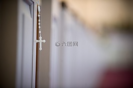 圣母玫瑰,珠,交叉