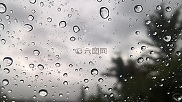 雨滴在窗口,雨,滴
