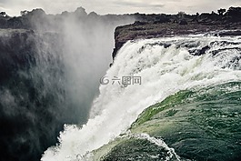 瀑布,維多利亞瀑布,噴霧
