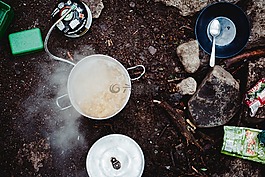 食品,廚師,戶外