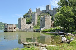 城堡,景觀,golubac