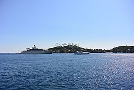 海,游艇,小船