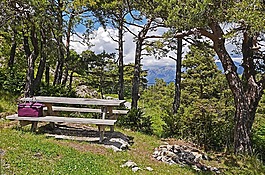 休息的地方,野餐,徒步旅行
