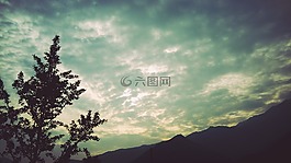 西藏,天空,風景