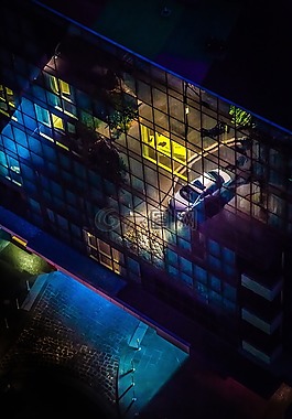 城市,黑暗,夜
