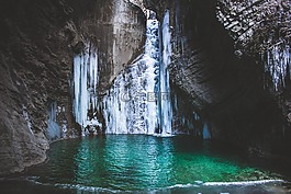 水,瀑布,液體