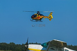 直升機,救護車,飛