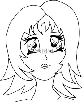 臉,女孩,女子