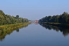 河,鏡像,水