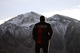 人,男子,單
