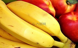 水果,香蕉,油桃