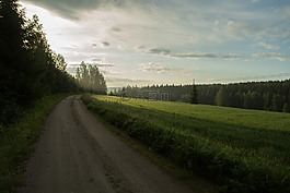 農村,景觀,芬蘭