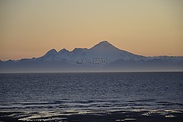 阿拉斯加州,火山,山