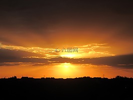 日落,顏色,景區(qū)