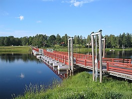 山谷,gagnef,舟橋