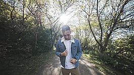 人,男子,慢跑