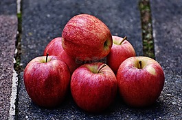 蘋果,紅色,美味